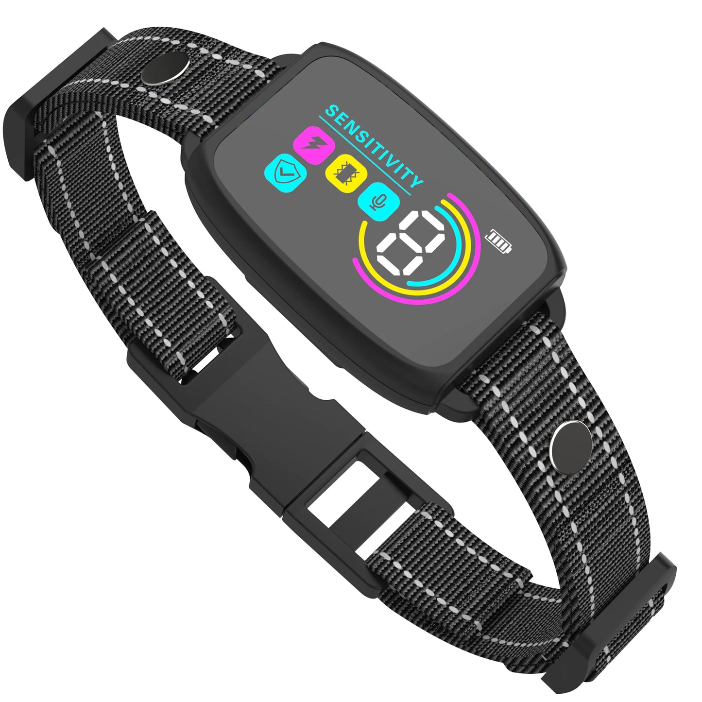 Safe Anti-Bark Collar with HD Display