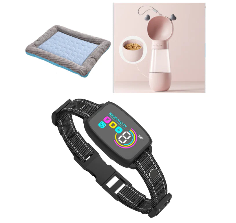 Safe Anti-Bark Collar with HD Display
