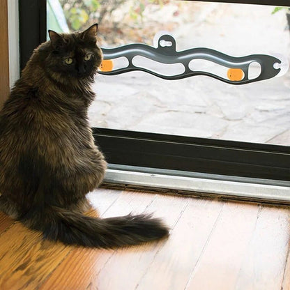 Interactive Windowsill Cat Toy