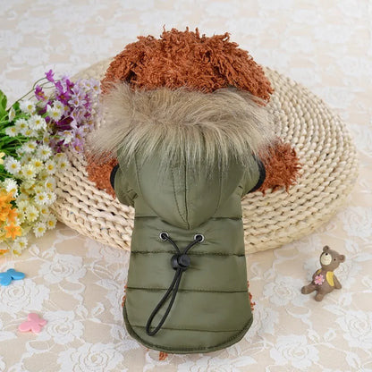 Warm Furr Dog Jackets