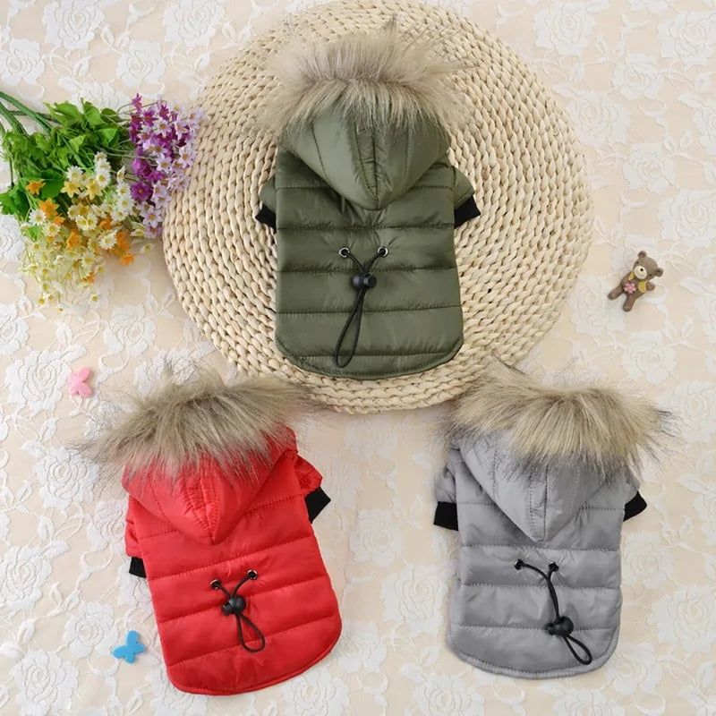 Warm Furr Dog Jackets