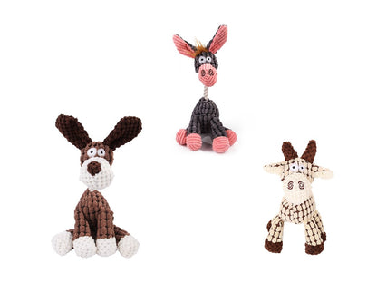 Plush Donkey Chewing Toy