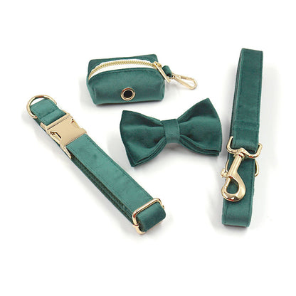 Luxury Green Velvet Collar Collection