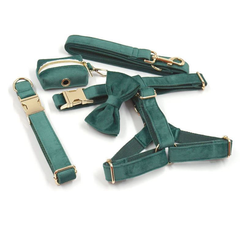 Luxury Green Velvet Collar Collection